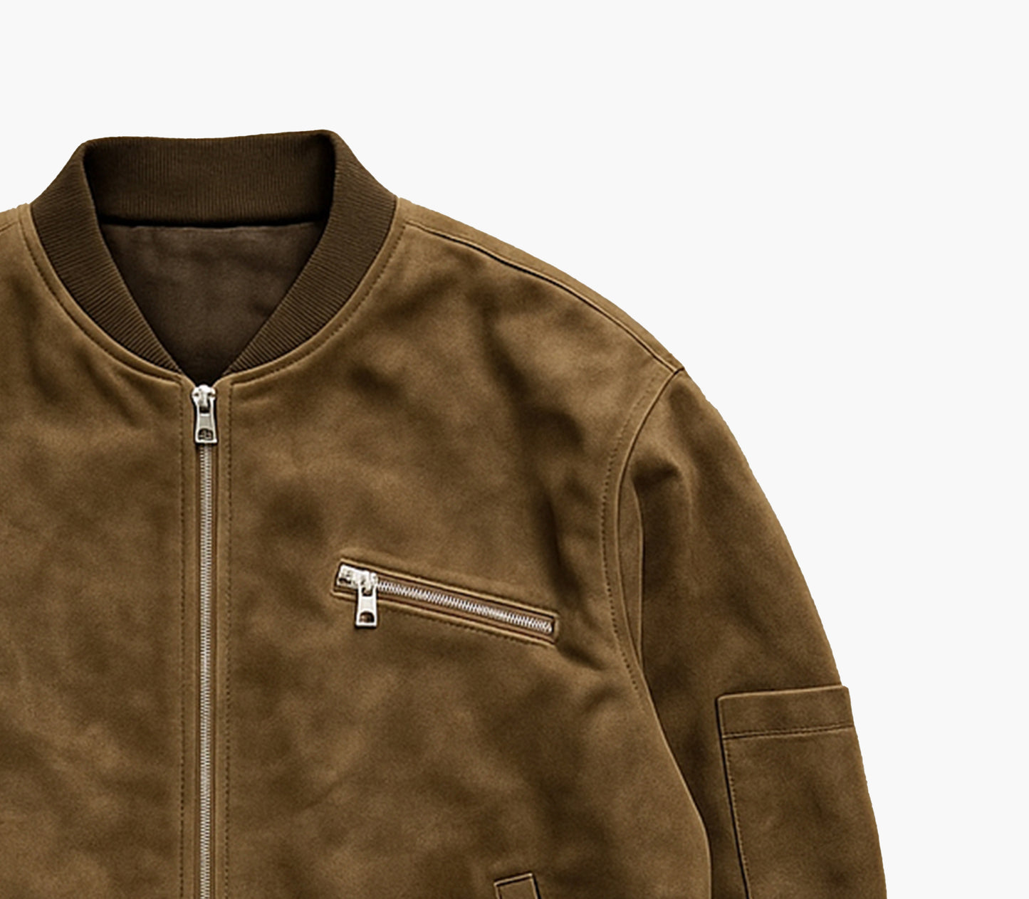 Men’s PU Leather Biker Jacket – Full-Zip Vintage Motorcycle Coat