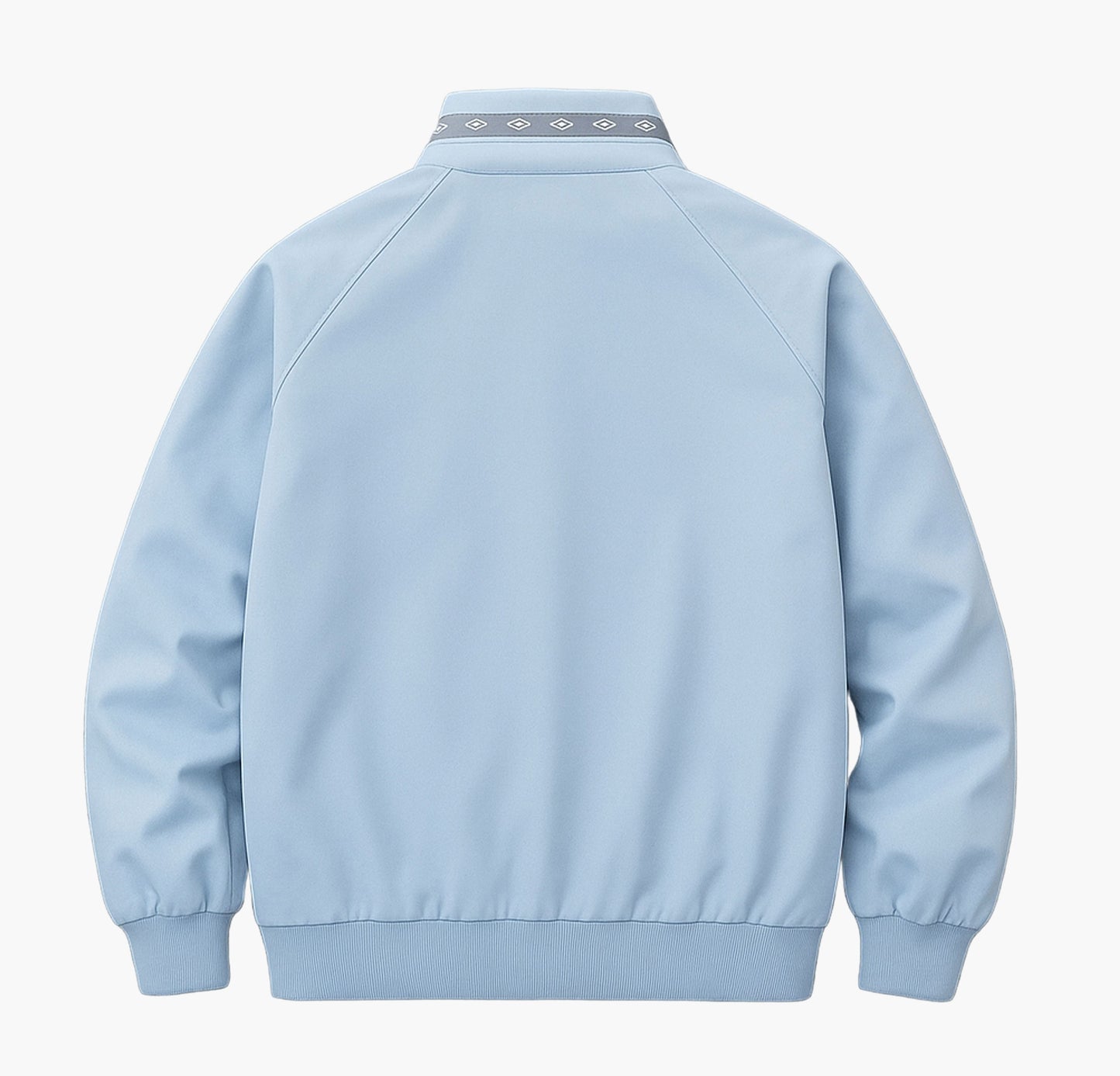 Men’s Lightweight Bomber Jacket – Beige Zip-Up with Golden Accents