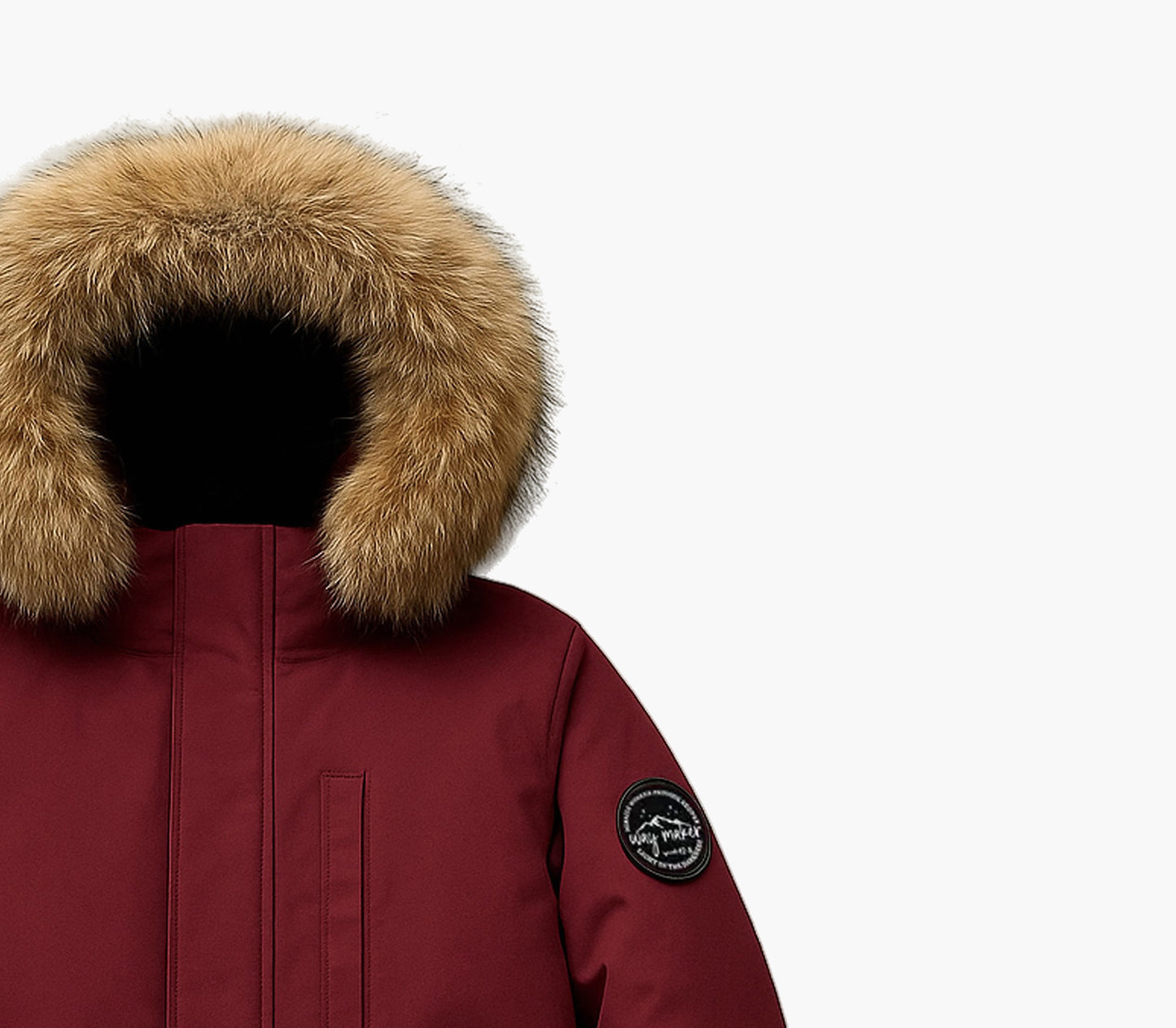 Men’s Hooded White Duck Down Jacket – Lightweight Windproof Winter Coat