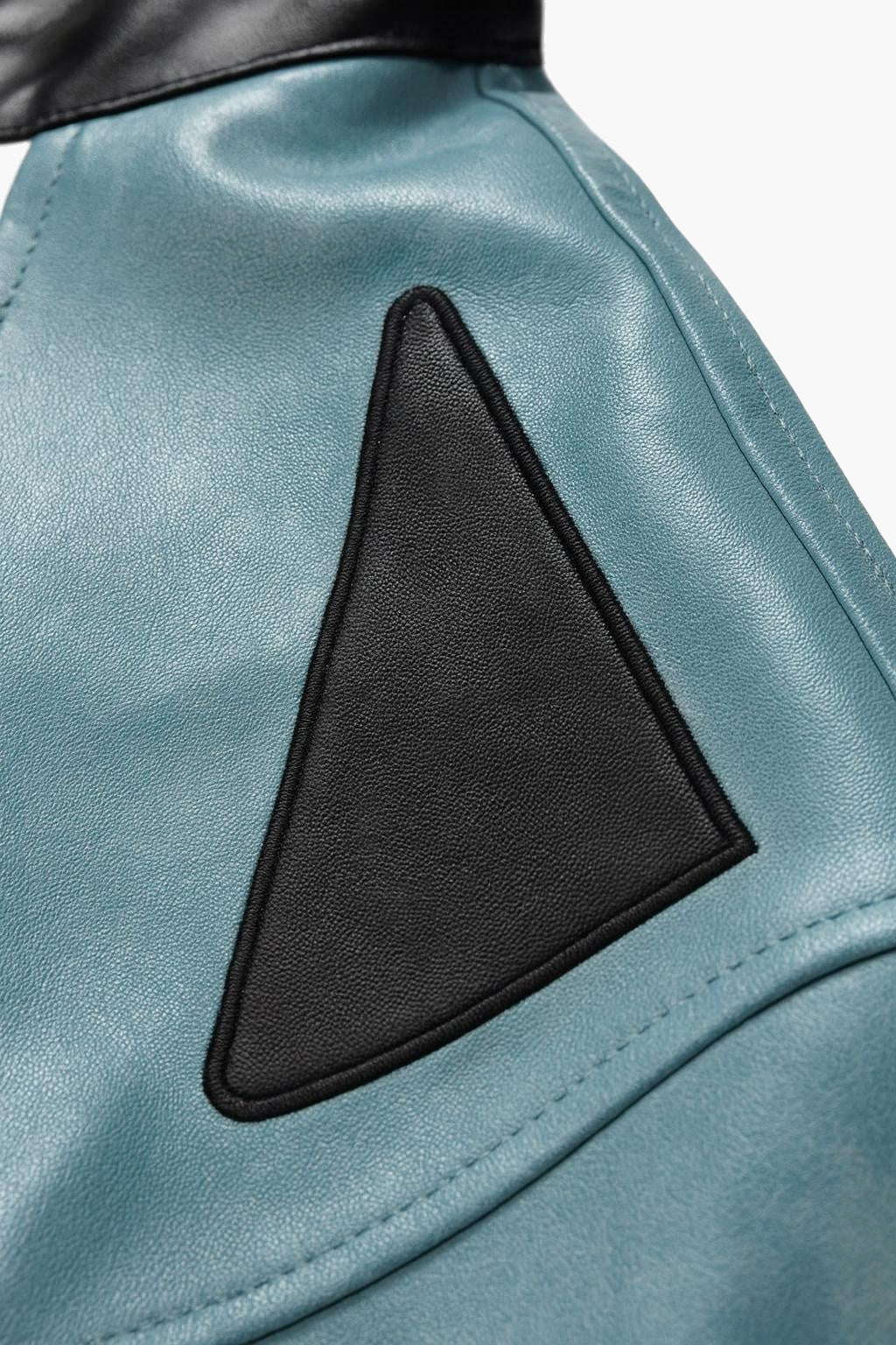 Men’s Geometric Print Jacket – Color-Matching Zip-Up with Lapel & Pockets