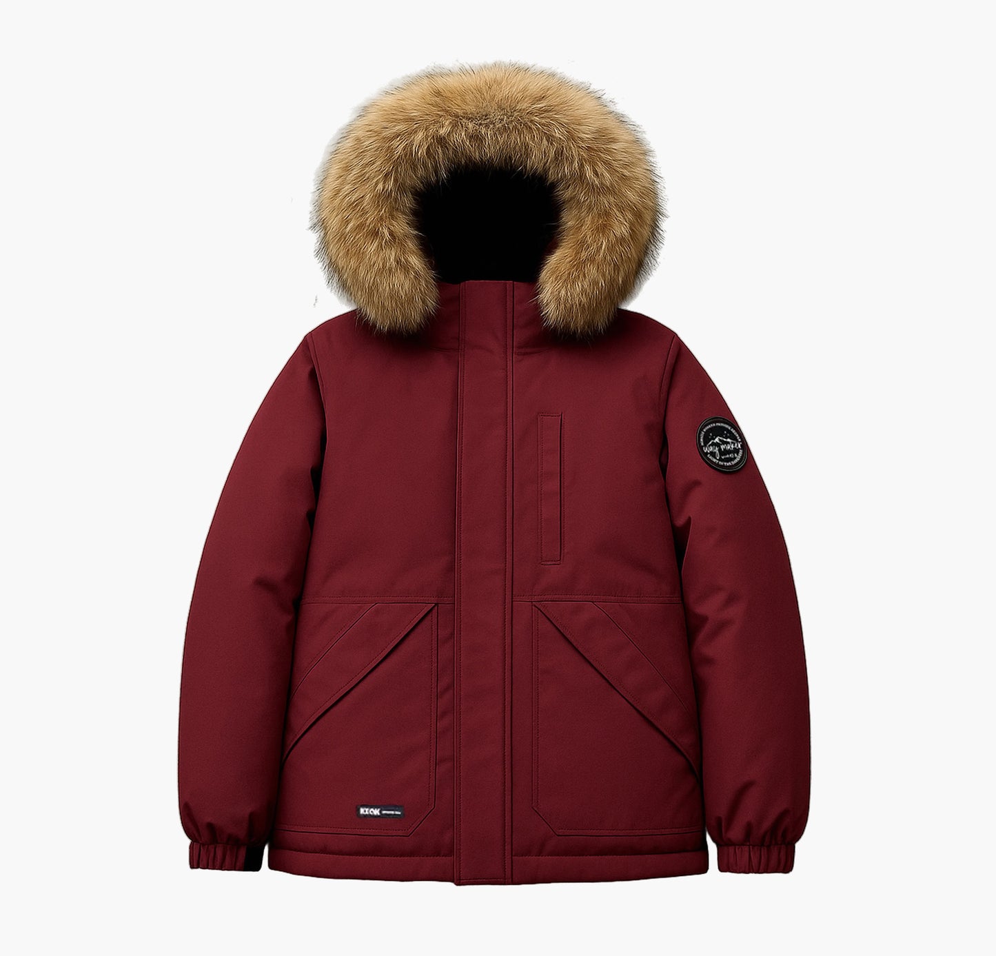 Men’s Hooded White Duck Down Jacket – Lightweight Windproof Winter Coat