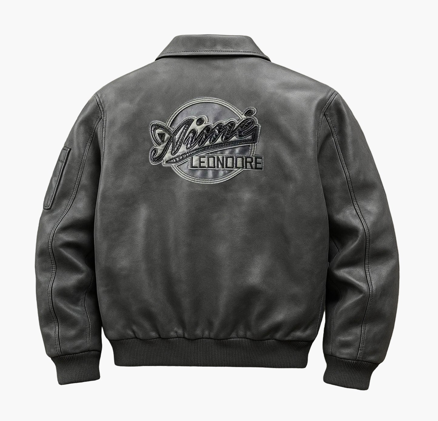 Men’s PU Leather Jacket – Retro Biker Coat