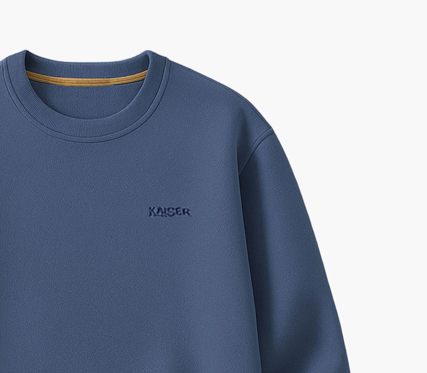 Men’s Cozy Fleece Sweatshirt – Soft Crew Neck Pullover with Ribbed Cuffs