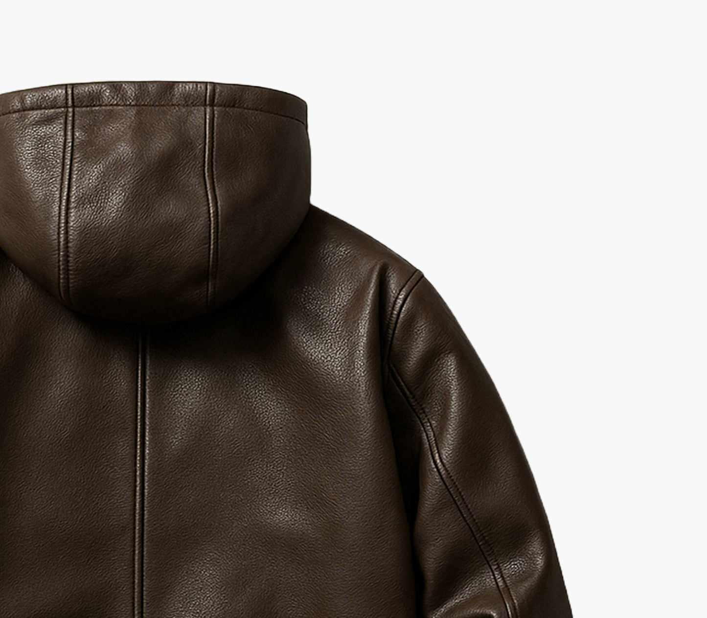 Men’s PU Leather Motorcycle Jacket – Heavy-Duty Hooded Winter Coat