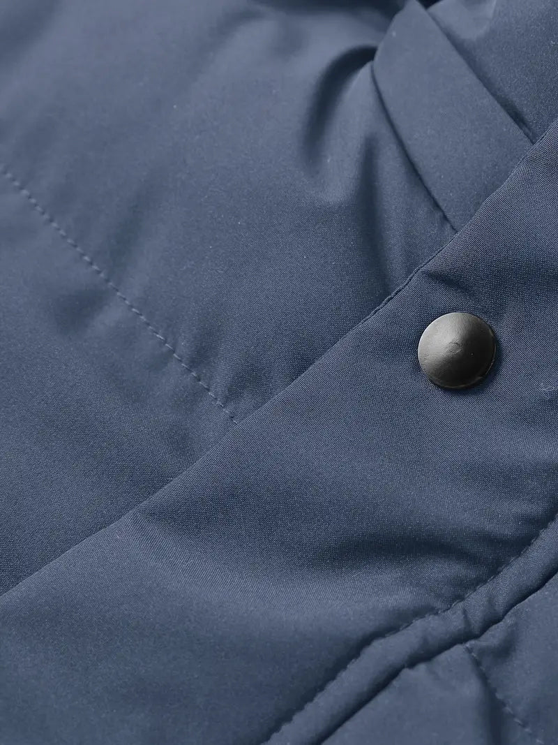 Men’s Heavyweight Hooded Winter Coat – Thermal Insulated Cold-Weather Jacket