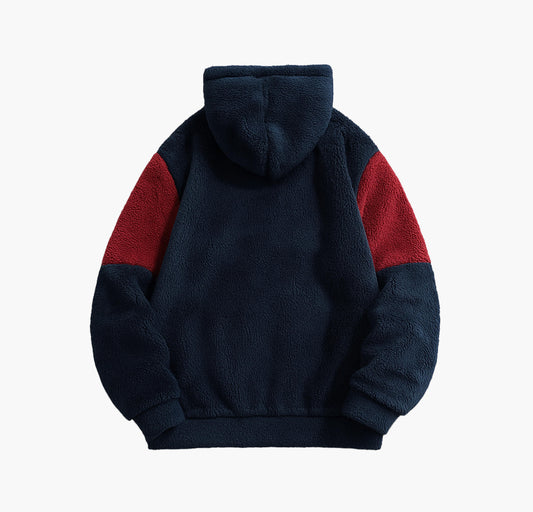 Men’s Plush Hoodie Embroidered Logo