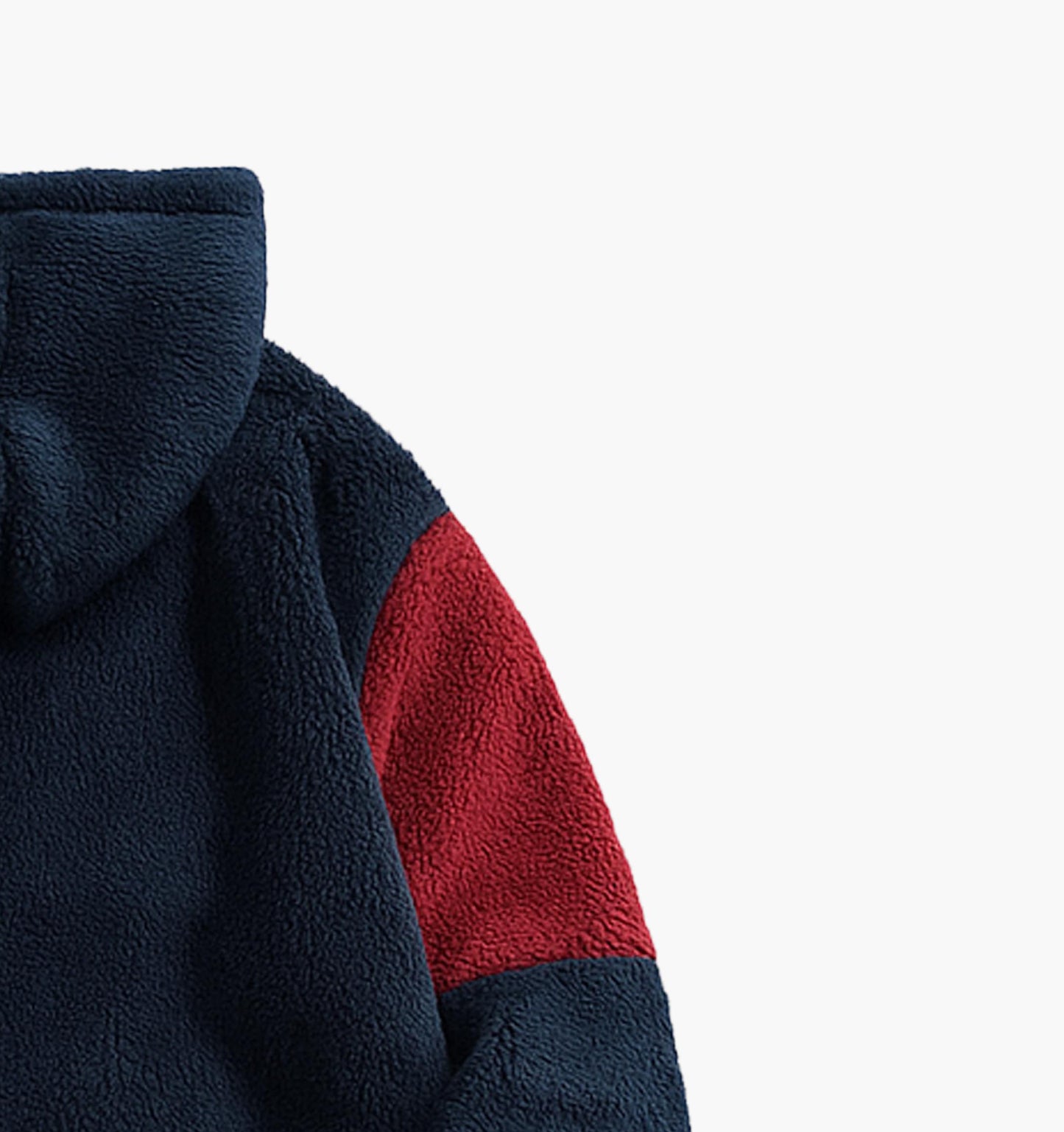 Men’s Plush Hoodie Embroidered Logo