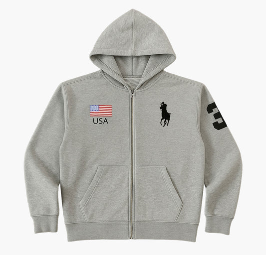 Women’s Y2K Retro Zip-Up Hoodie – Oversized Fit with Lettering & Back Print