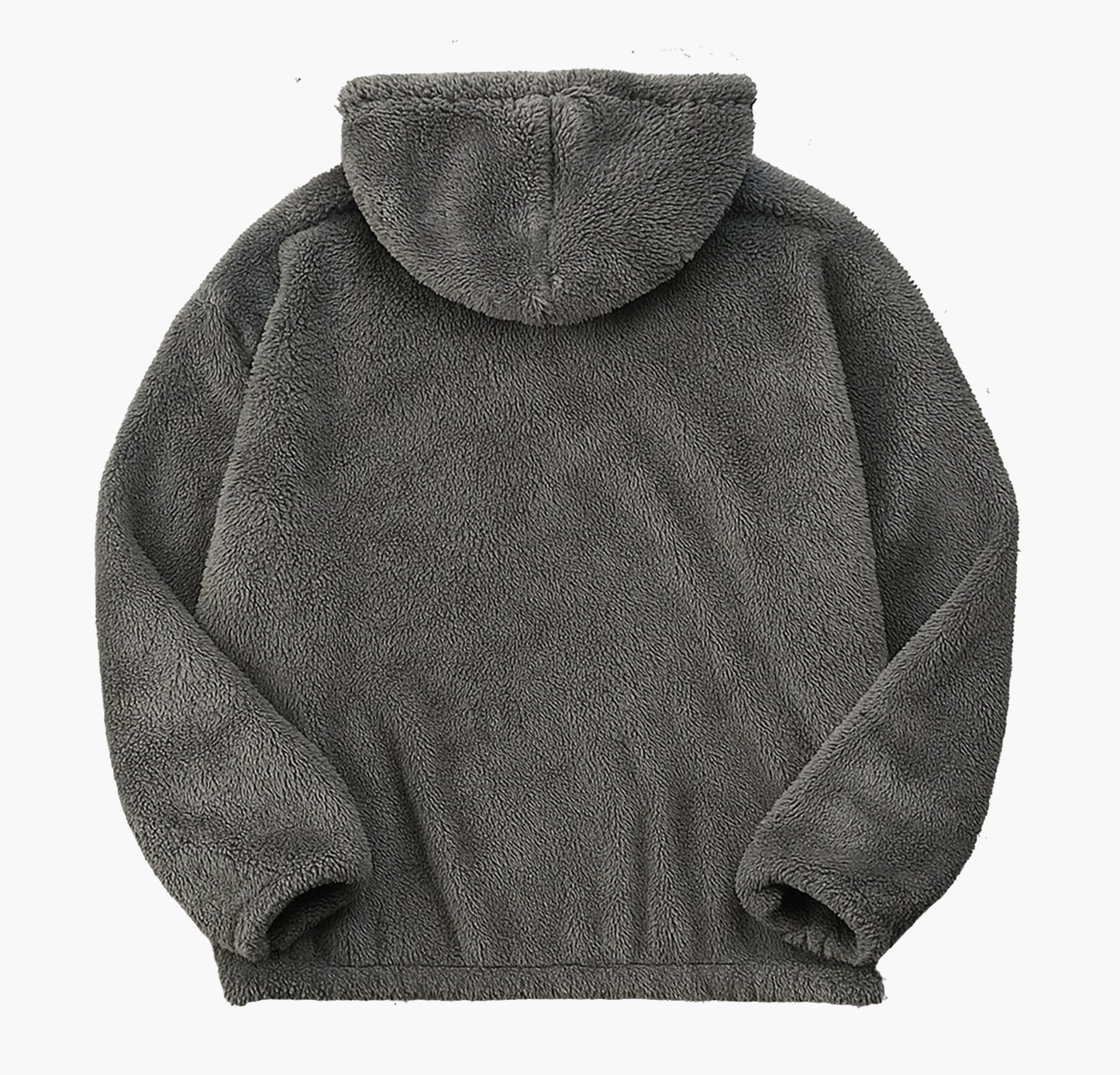 Men’s York Graphic Hoodie – Warm Fleece Pullover with Letter Print & Pocket