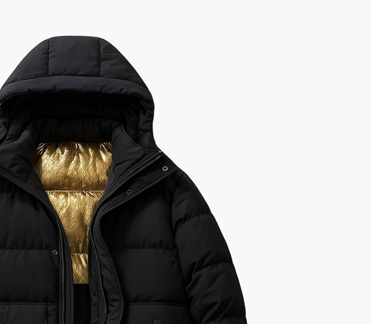 Men’s Heavy-Duty Winter Coat – Windproof Hooded Jacket