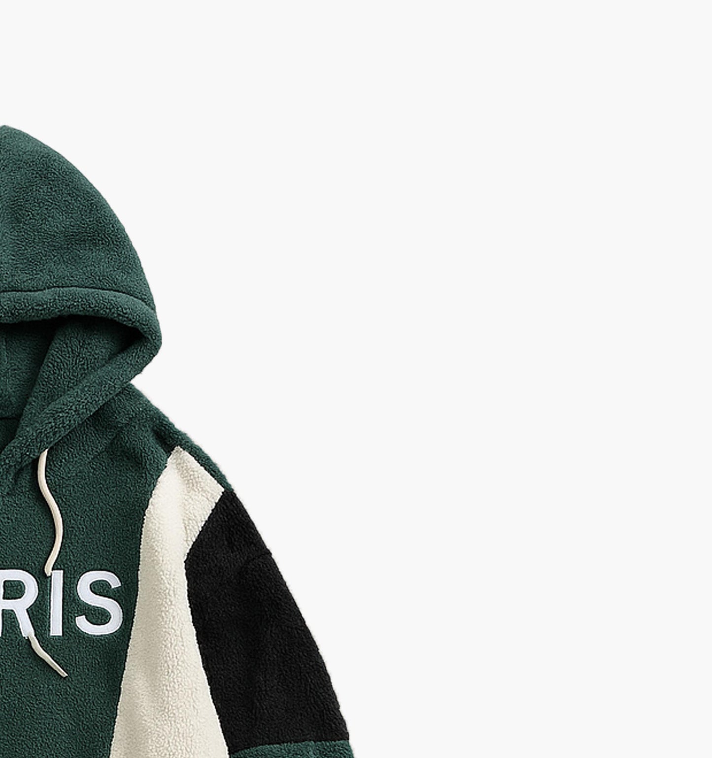 Men’s Plush Hoodie Embroidered Logo