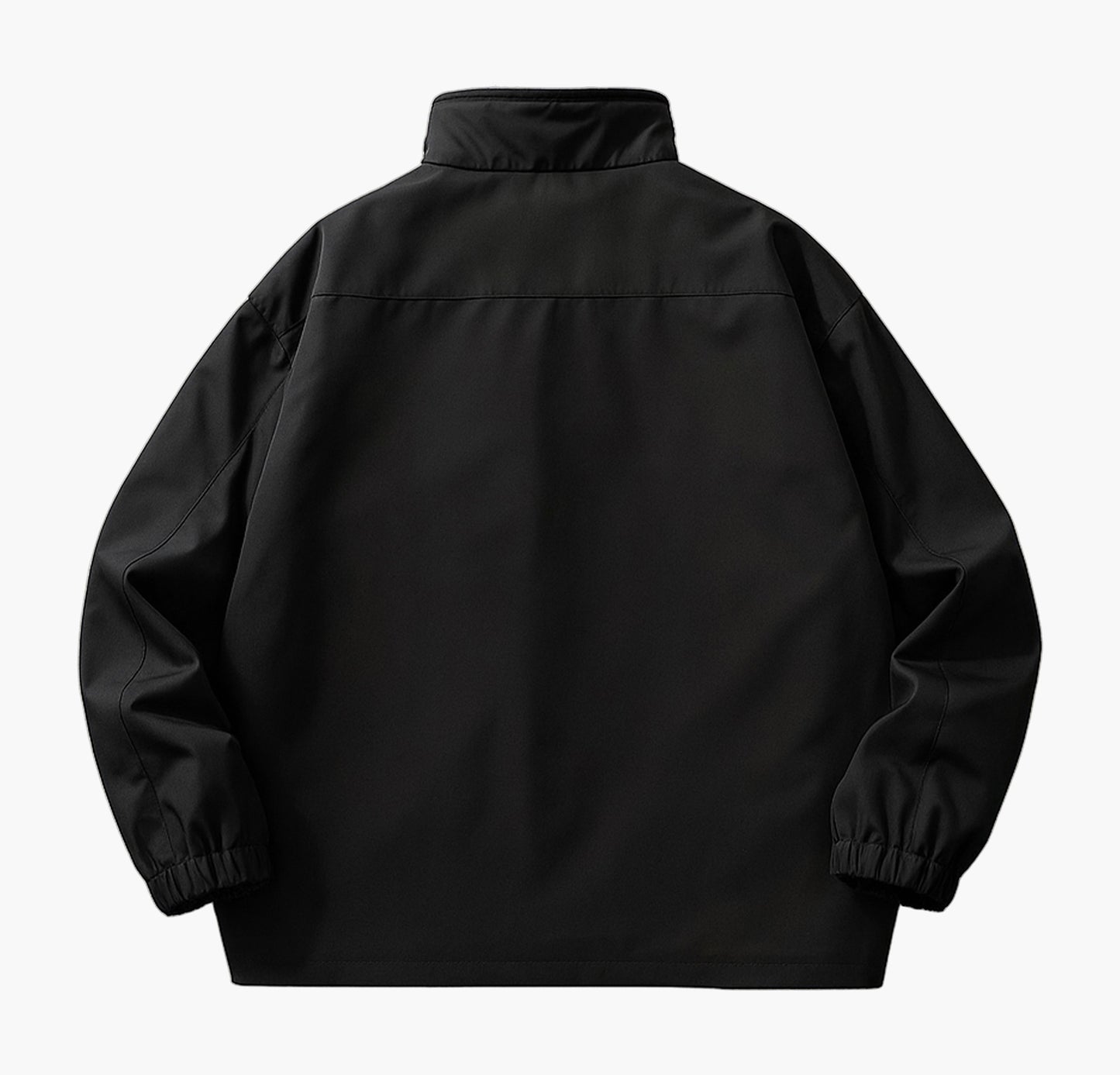 Men’s Lightweight Windbreaker – Zip-Up Outdoor Jacket with Stand Collar & Pockets