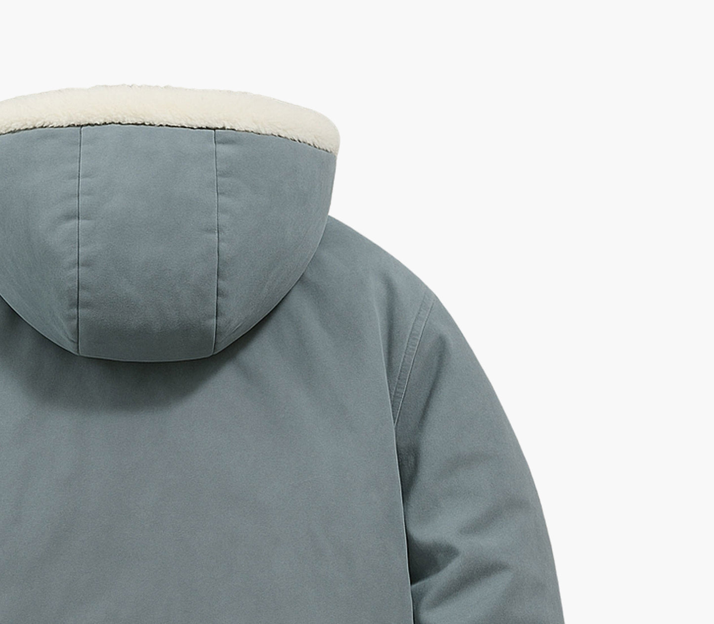 Men’s Warm Hooded Jacket – Full-Zip Winter Outerwear