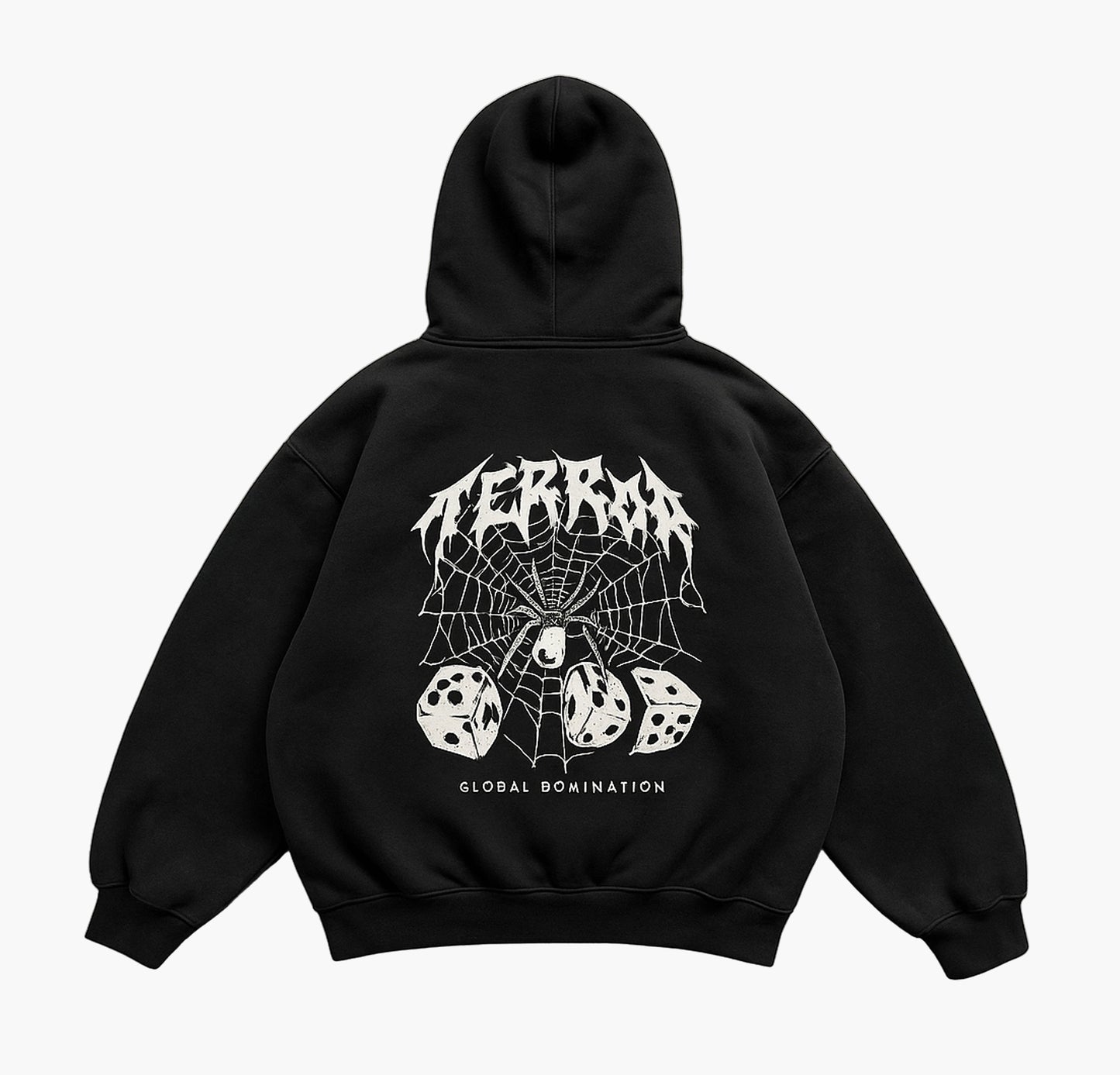 Women’s Y2K 8-Ball Graphic Hoodie – Oversized Retro Pullover