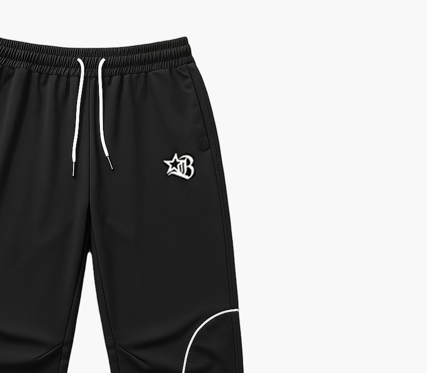 Men’s Athletic Joggers – Loose-Fit Logo Print Pants