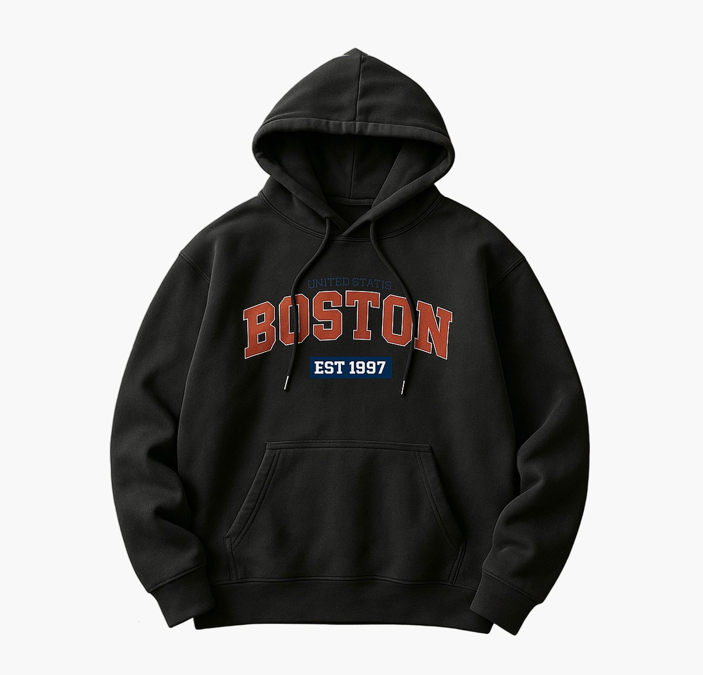 Men’s Boston EST 1997 Hoodie – Casual Knit Pullover