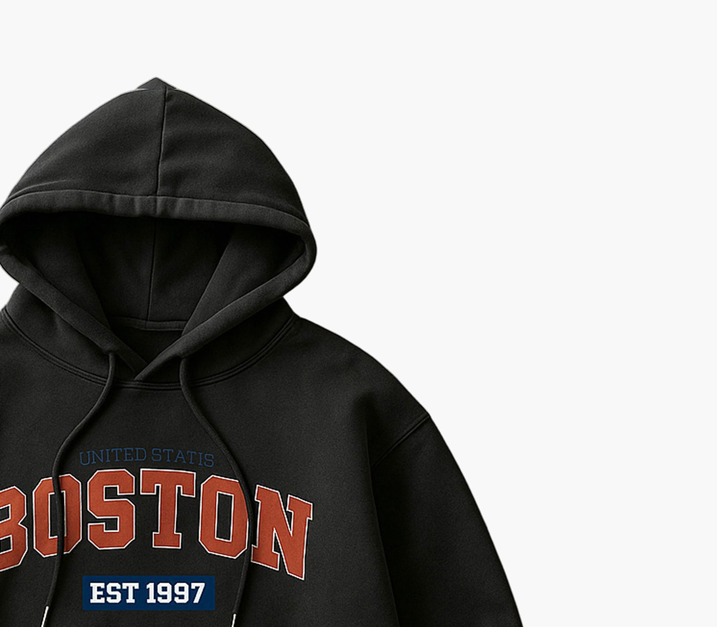 Men’s Boston EST 1997 Hoodie – Casual Knit Pullover