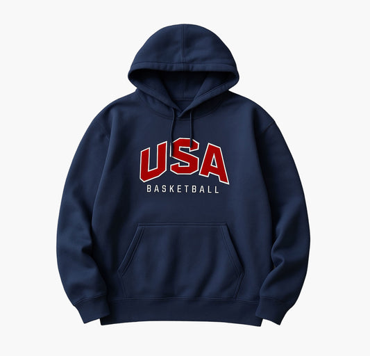 Men’s Oversized Hoodie – USA Basketball Graphic Pullover