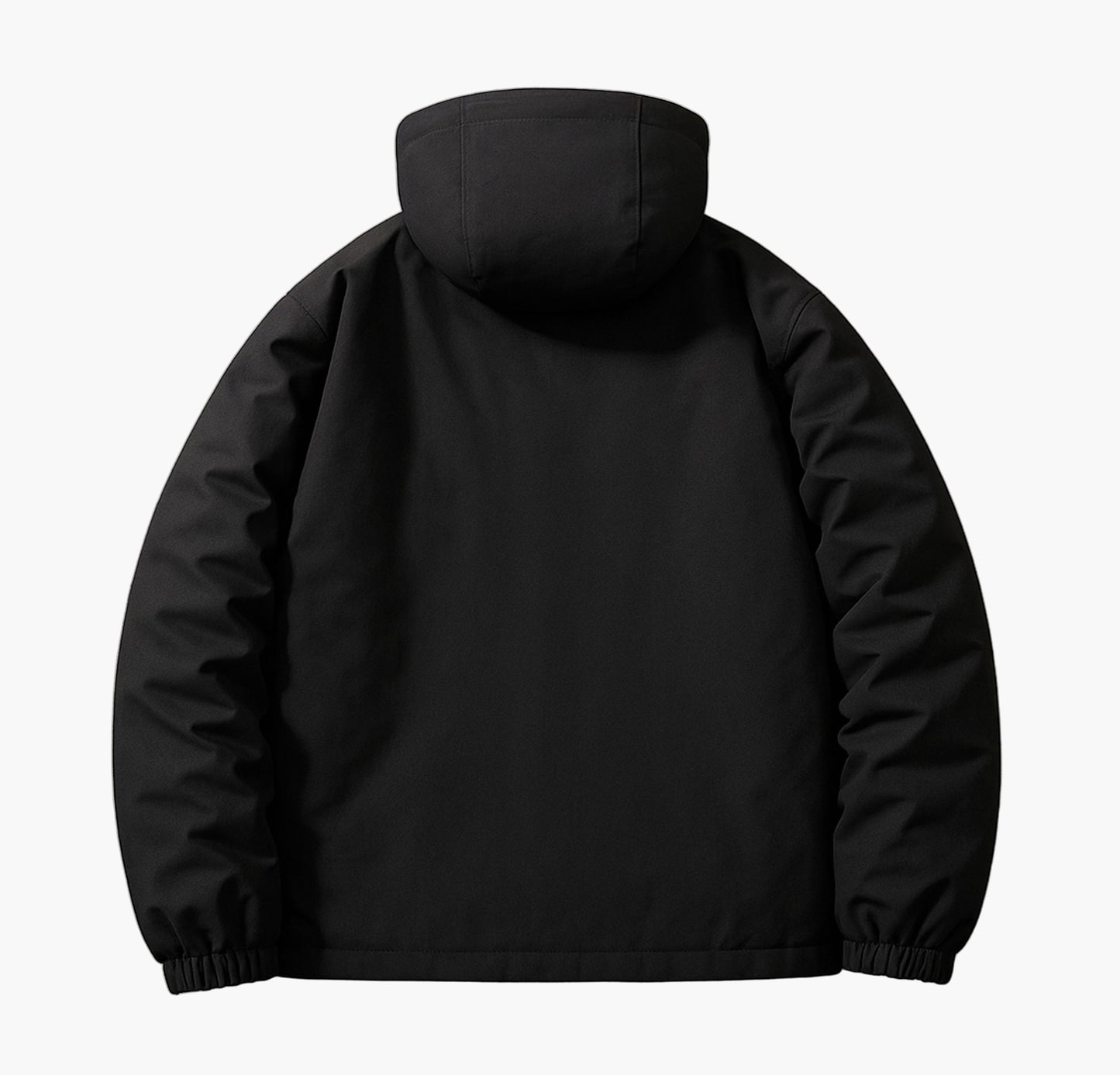 Men’s Reversible Hooded Jacket – Insulated Fleece Sports Coat