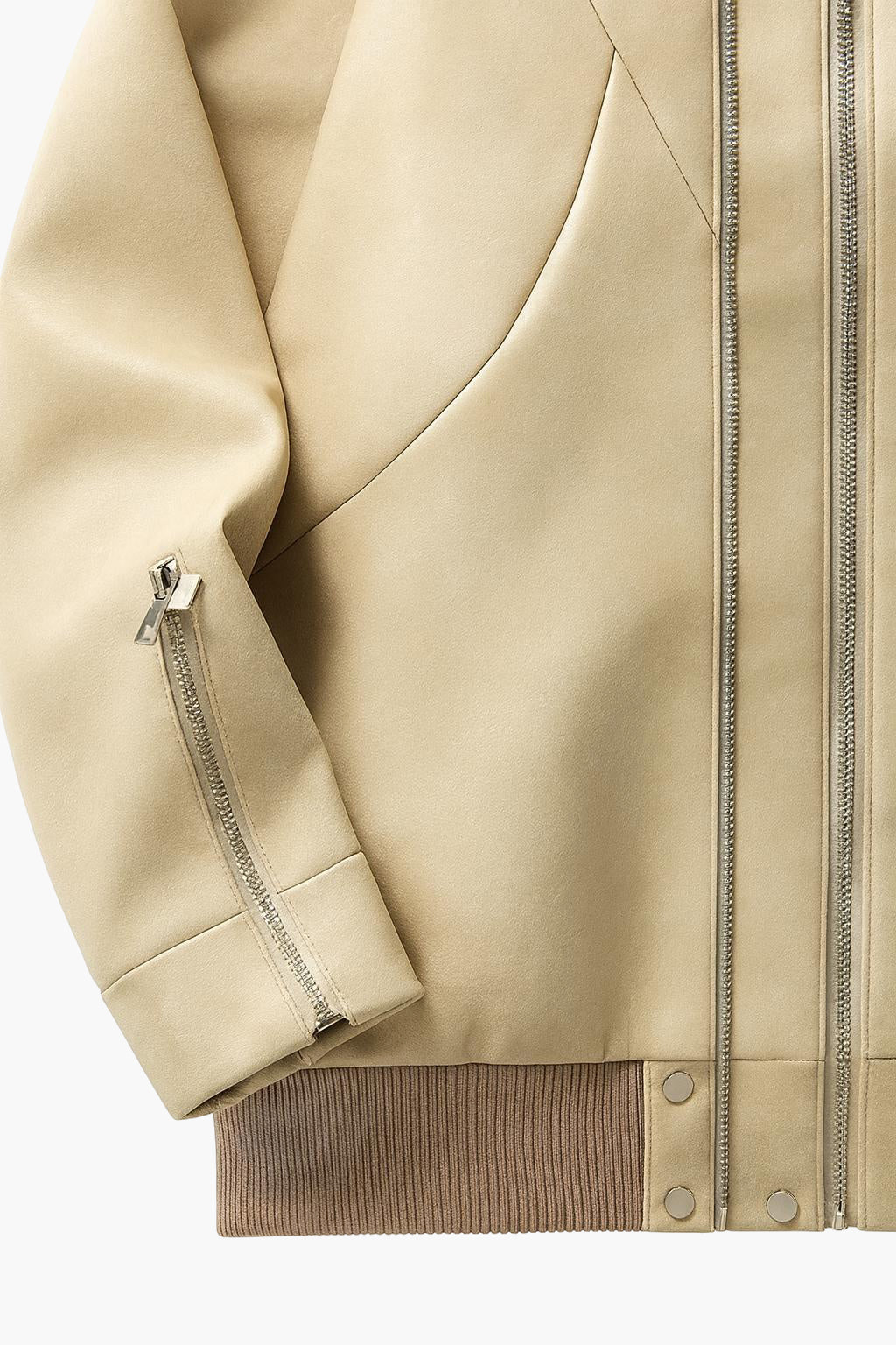 Men’s PU Motorcycle Jacket – Trendy Urban Casual Outerwear