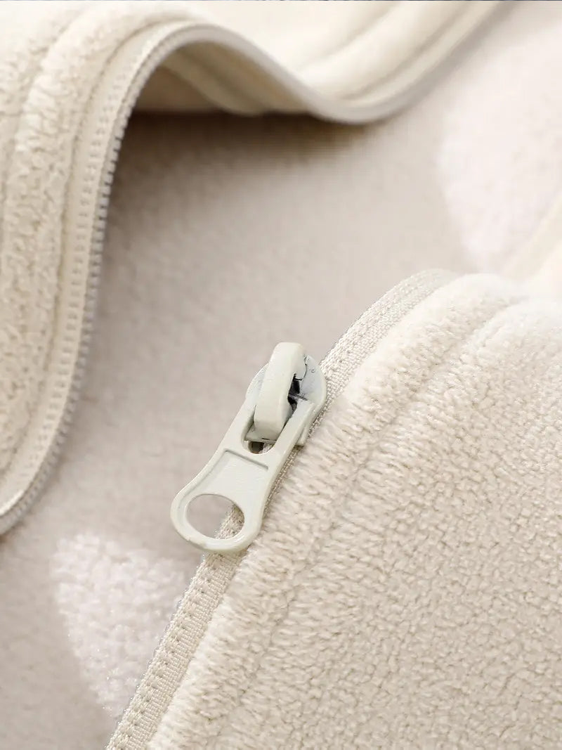 Men’s Heavyweight Hooded Sweatshirt Jacket – Full-Zip Winter Hoodie