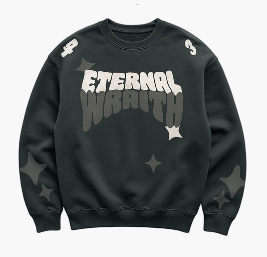Men’s Eternal Wrath Graphic Hoodie – Streetwear Pullover