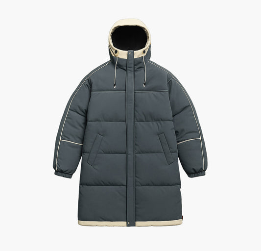 Men’s Winter Hooded Jacket – Thick Insulated Casual Coat