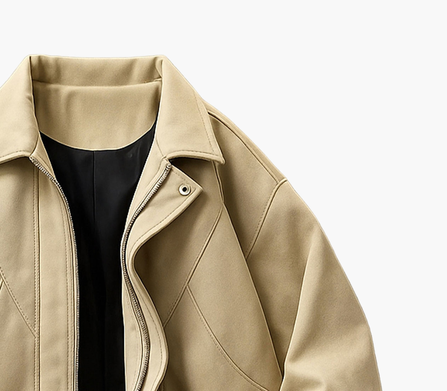 Men’s PU Motorcycle Jacket – Trendy Urban Casual Outerwear