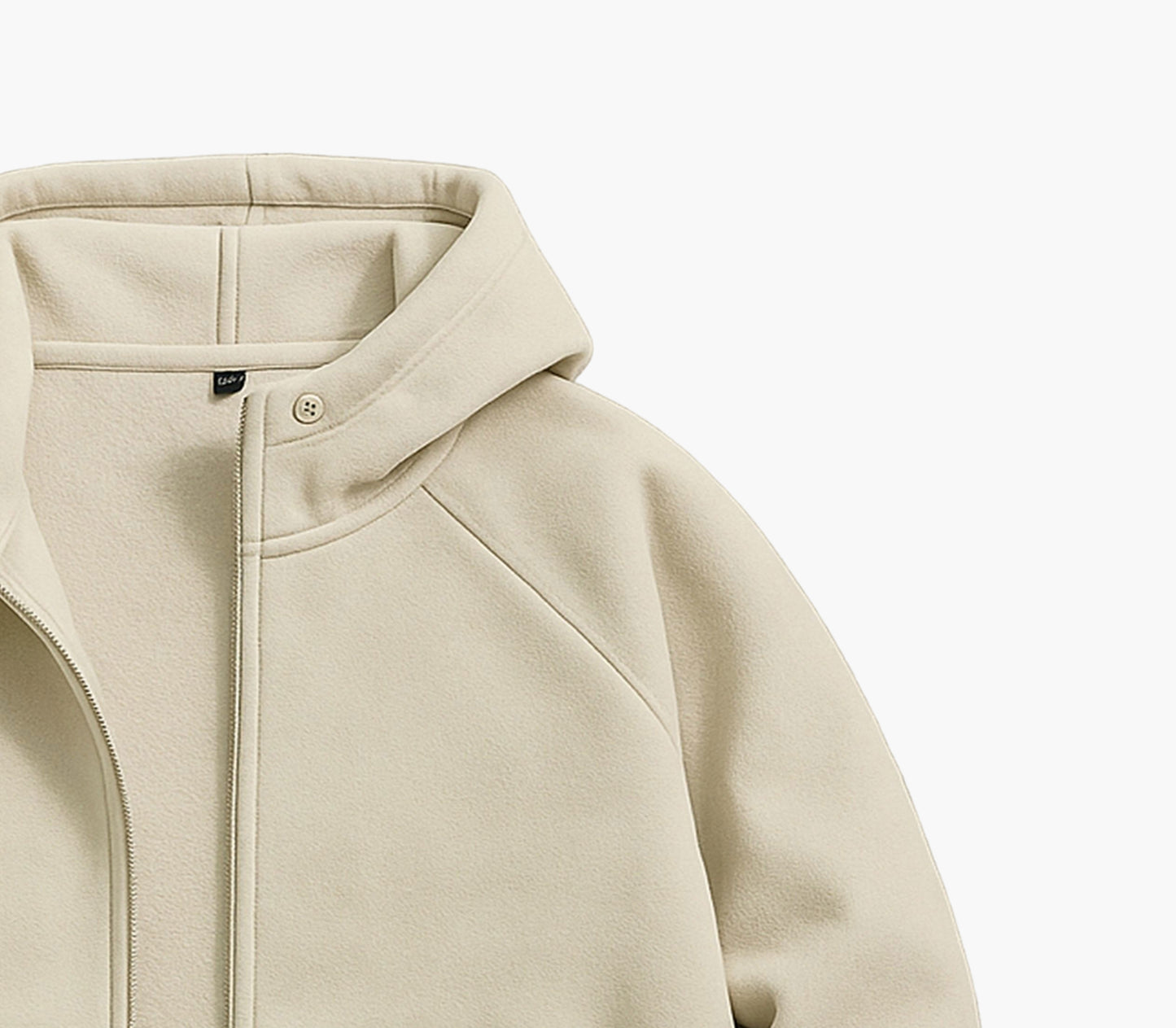 Men’s Heavyweight Hooded Sweatshirt Jacket – Full-Zip Winter Hoodie