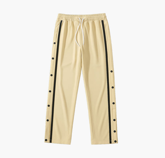 Men’s Autumn Button Pants – Trendy Streetwear Trousers for Casual & Sportswear