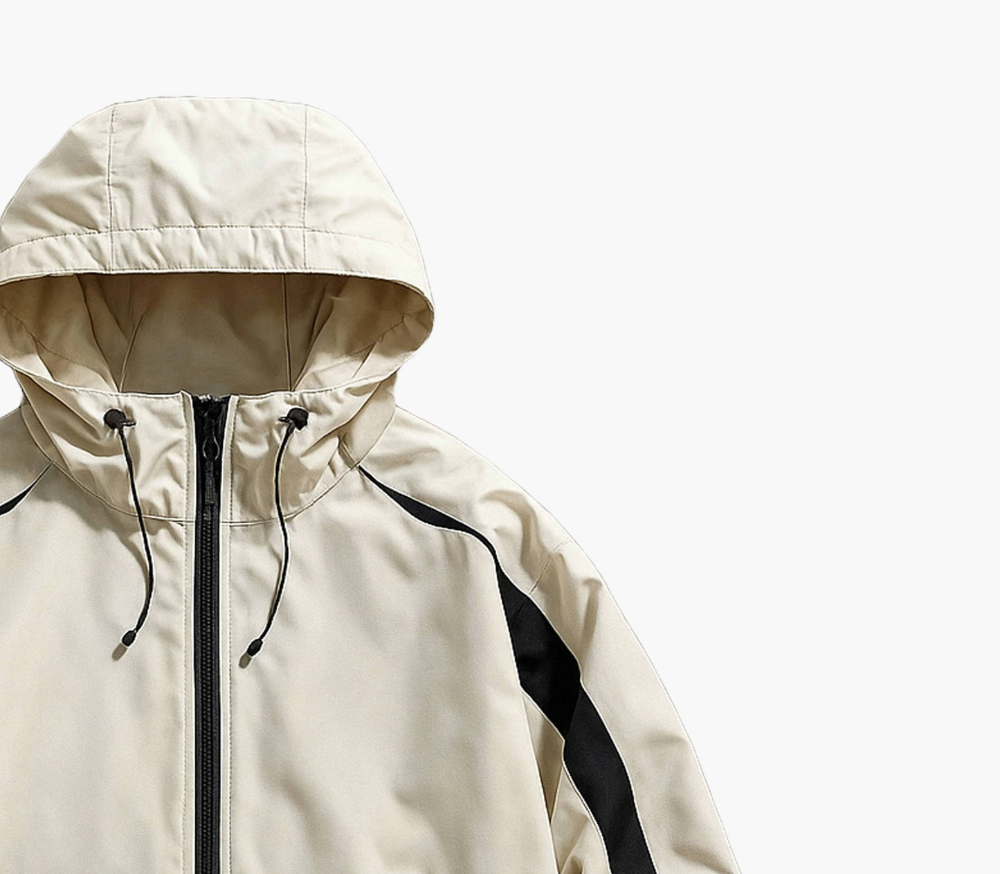 Men’s Windproof Outdoor Jacket – Japanese Style Color Block Coat