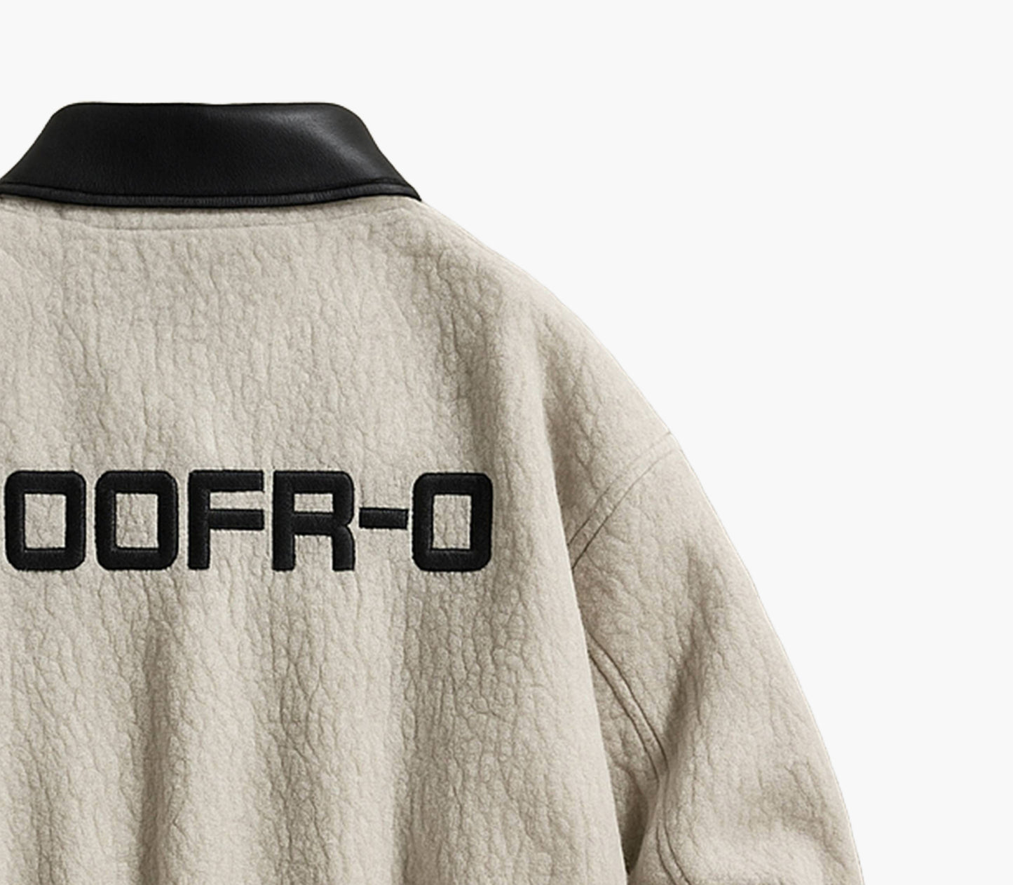 Men’s Casual Hooded Jacket – Embroidered Patch Softshell Zip-Up