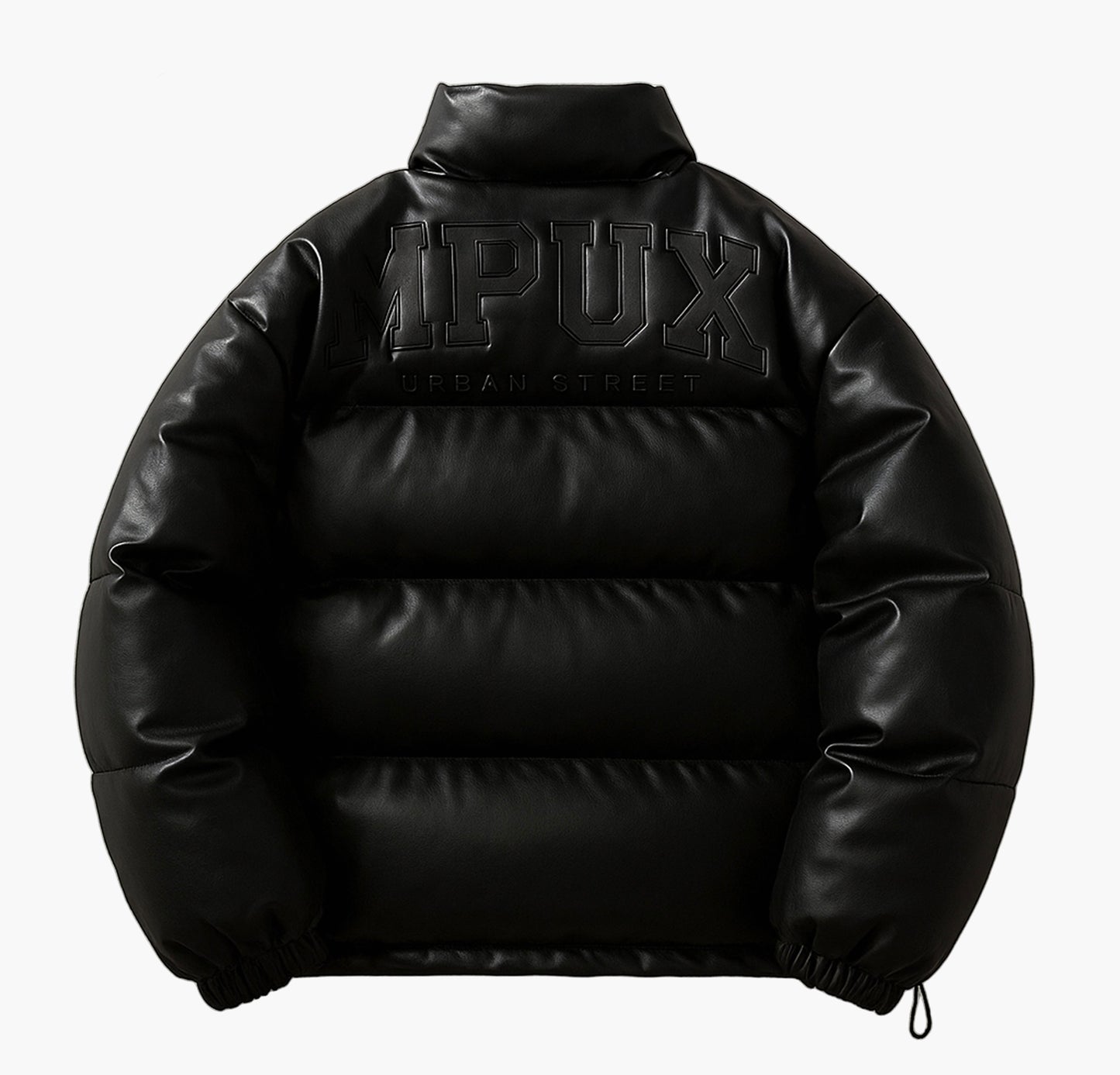 Unisex 3D Embossed Letter Jacket – American-Style Thick Casual Winter Coat