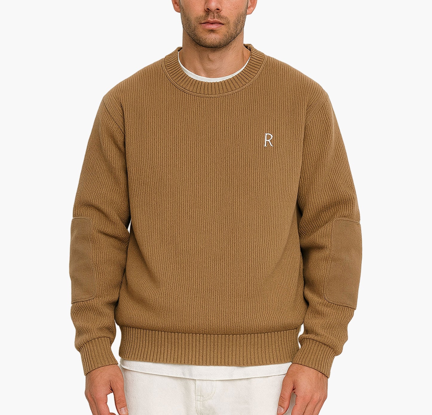 Men’s Warm Fleece-Lined Top – Autumn/Winter Thickened Pullover