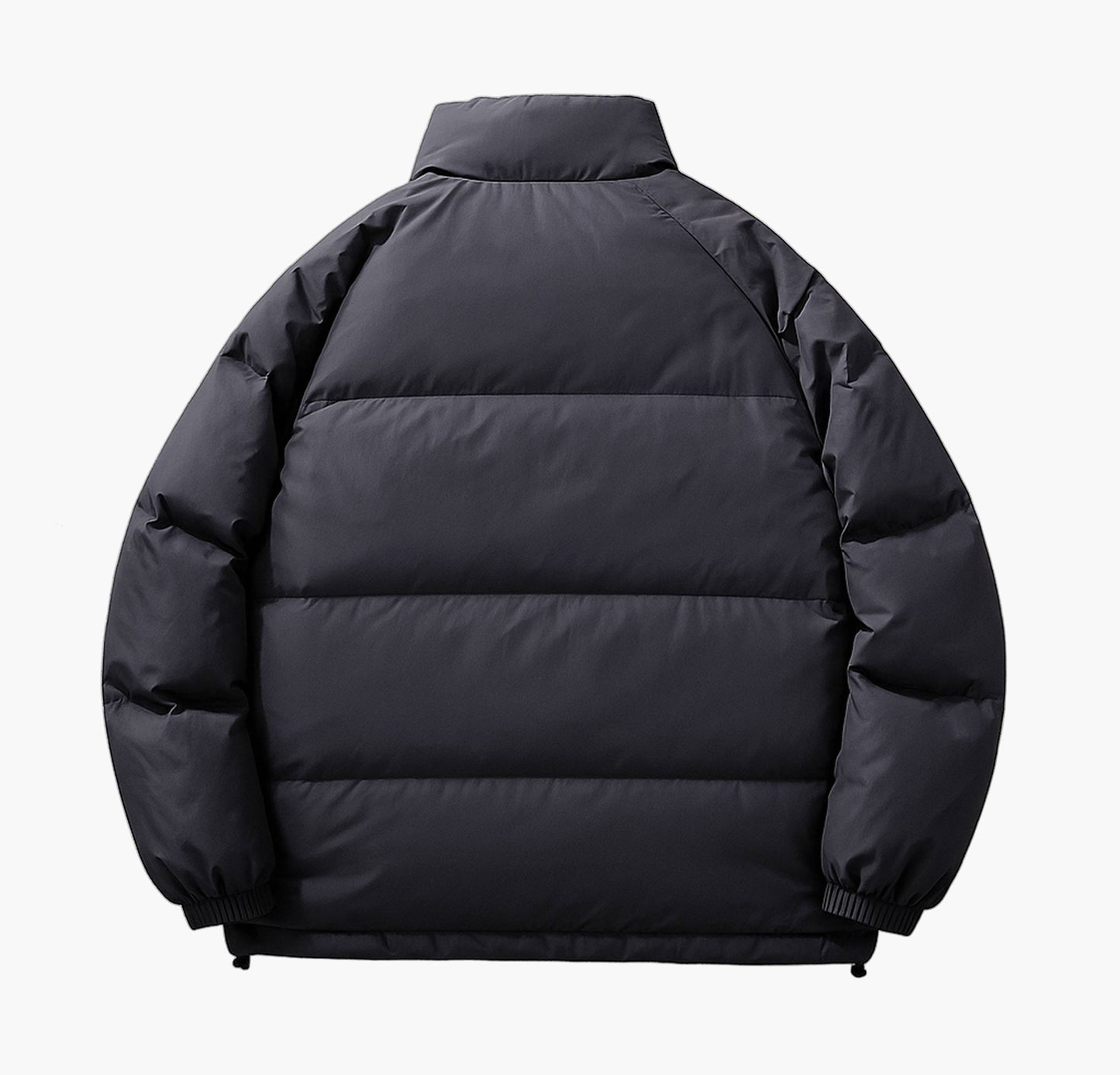 Men’s & Youth Stand-Collar Winter Jacket – Full-Zip Warm Casual Coat