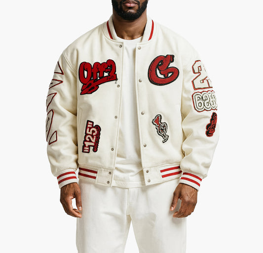 Unisex 1982 Varsity Jacket Embroidered
