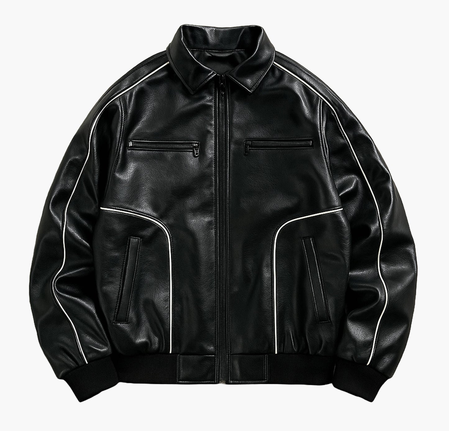 Men’s Bomber Jacket – Softshell Full-Zip Aviation Style Coat