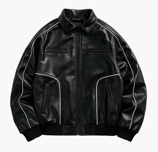 Men’s Bomber Jacket – Softshell Full-Zip Aviation Style Coat