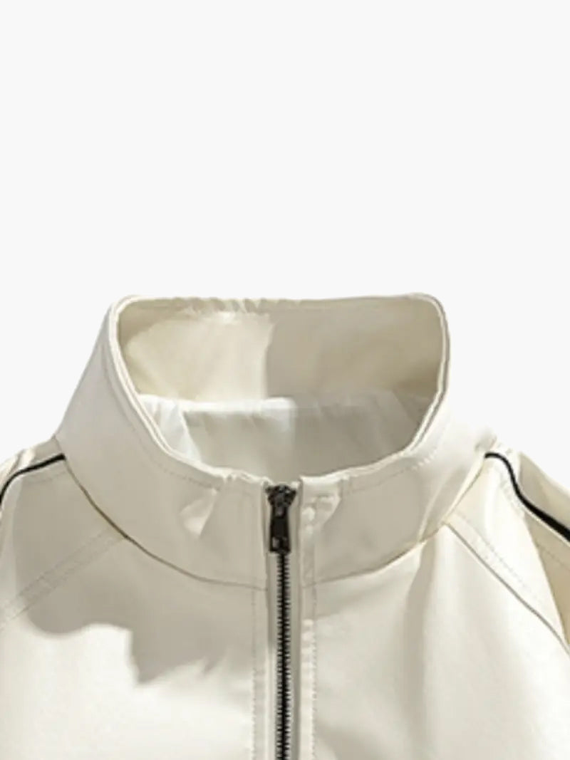 Men’s Bomber Jacket – Full-Zip Softshell Aviation Style Coat