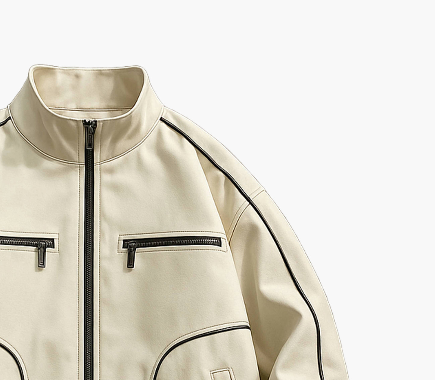 Men’s Bomber Jacket – Full-Zip Softshell Aviation Style Coat