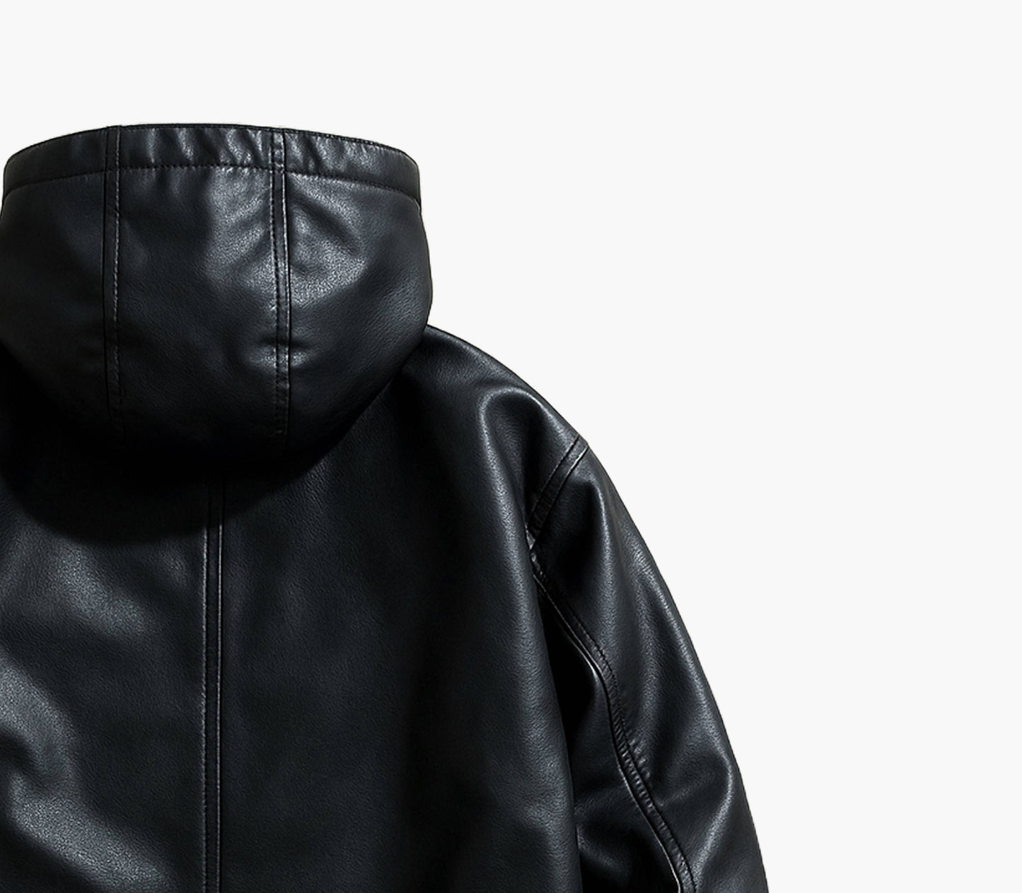 Men’s Heavy-Duty Bomber Jacket – Hooded Full-Zip Streetwear Coat