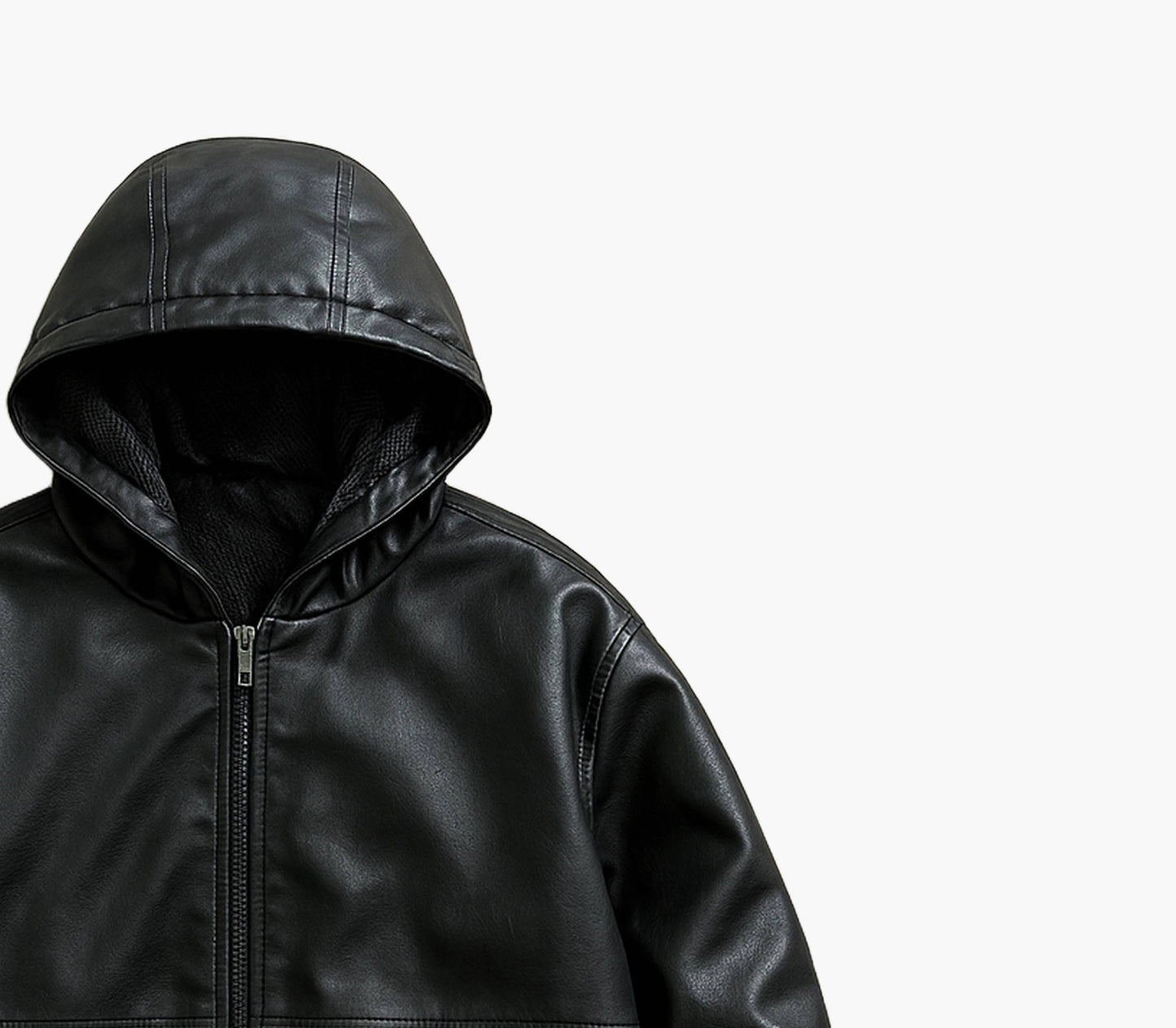 Men’s Heavy-Duty Bomber Jacket – Hooded Full-Zip Streetwear Coat