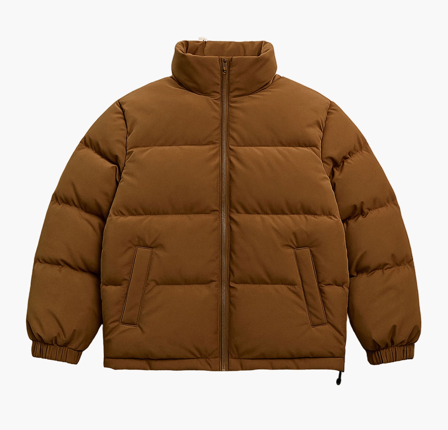 Unisex Heavy-Duty Winter Coat – Thick Insulated Full-Zip Cold Weather Jacket