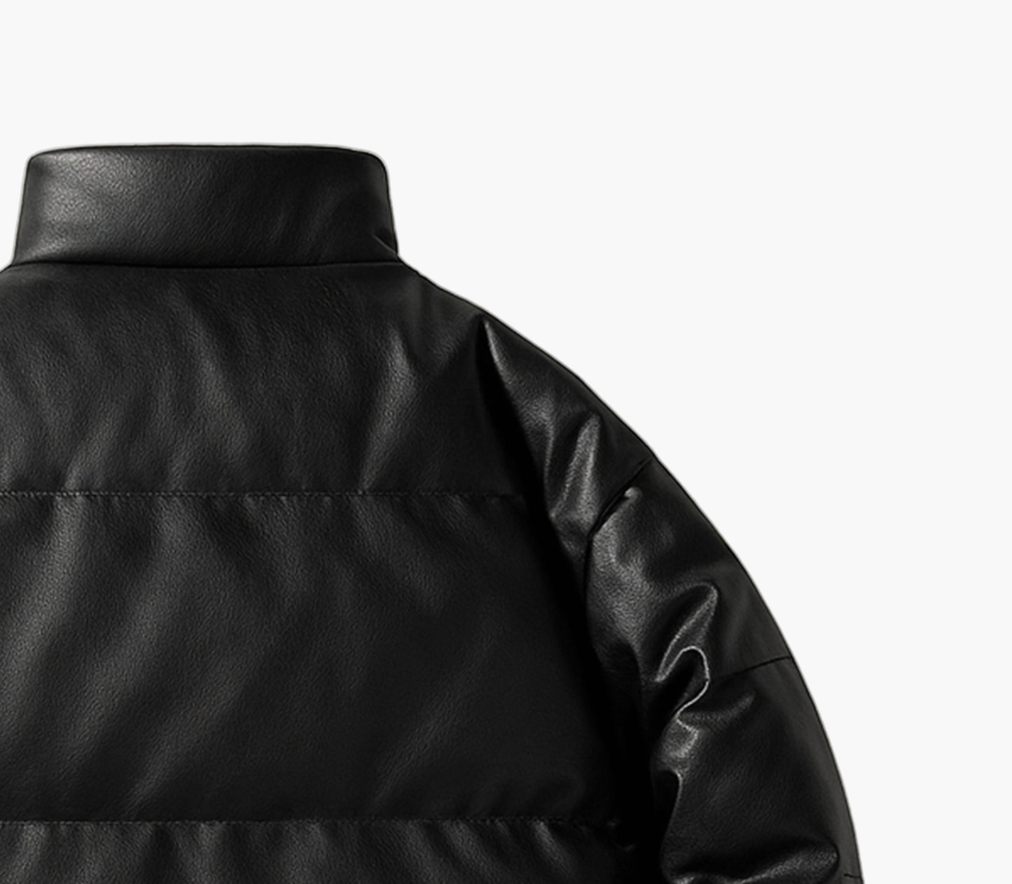 Unisex PU Jacket – Short-Length Winter Zip-Up Outerwear