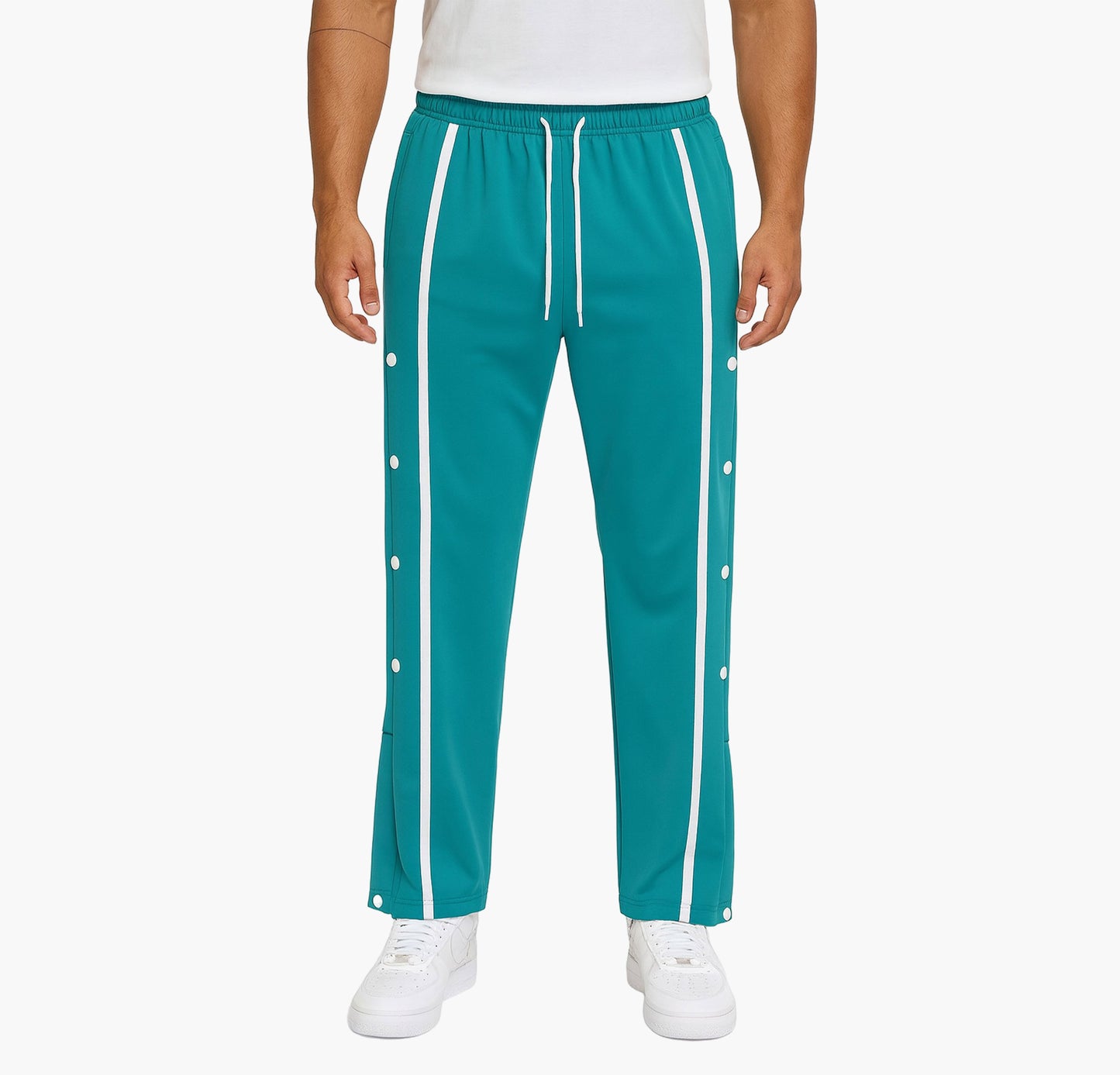 Men’s Button Pants – Autumn Streetwear Trousers with Sporty Casual Style