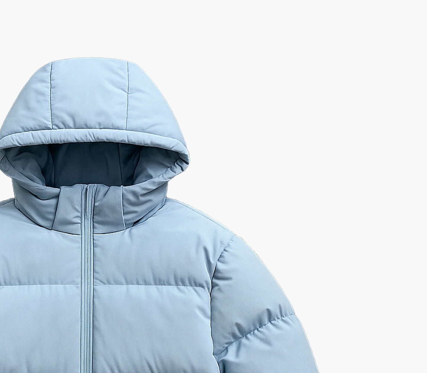 Men’s Heavy-Duty Hooded Jacket – Full-Zip Winter Streetwear Coat