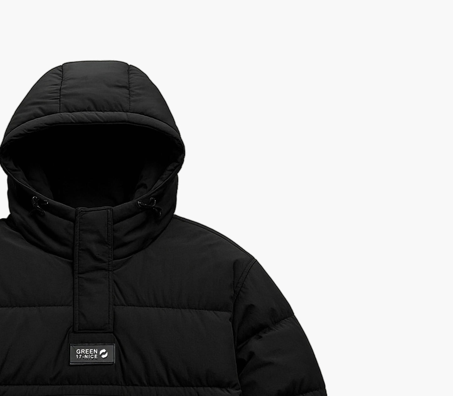 Men’s Hooded Full-Zip Winter Jacket – Regular-Fit Casual Warm Coat