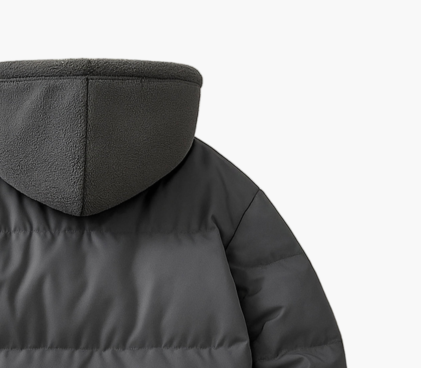 Men’s Hooded Jacket with Detachable Inner Layer – Lightweight Insulated Coat