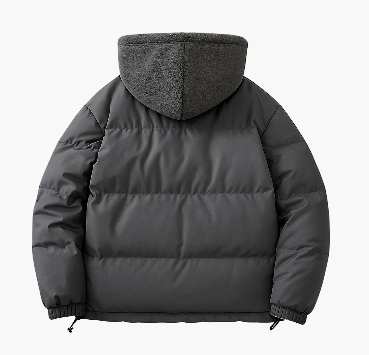 Men’s Hooded Jacket with Detachable Inner Layer – Lightweight Insulated Coat