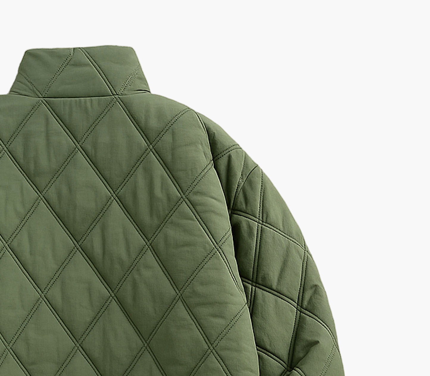 Men’s Heavy-Duty Winter Jacket – Stand-Collar Full-Zip Outdoor Coat